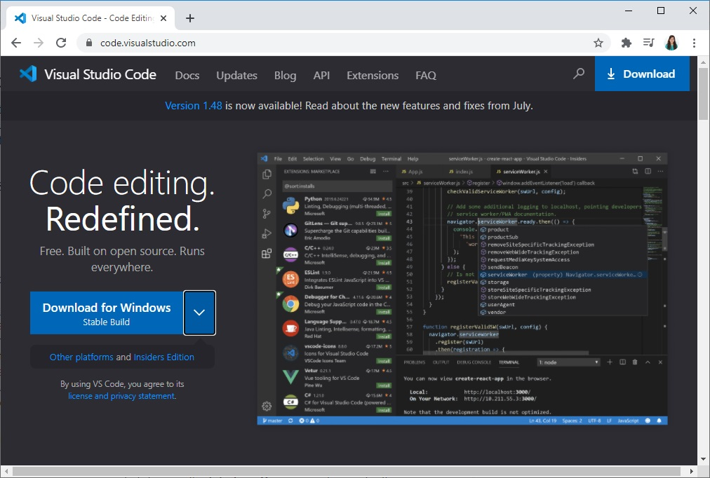 1-Download-VS-Studio-Code Hướng dẫn cài đặt Visual Studio Code và PlatformIO để lập trình Arduino, ESP32, ESP8266