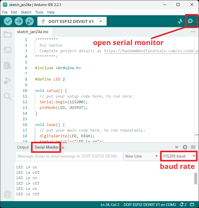 Testing-Arduino-IDE-2 ESP32 cho Arduino IDE 2 (Windows, Mac OS X, Linux)