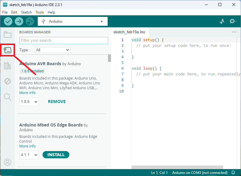 arduino-ide-2-boards-manager-1 ESP32 cho Arduino IDE 2 (Windows, Mac OS X, Linux)