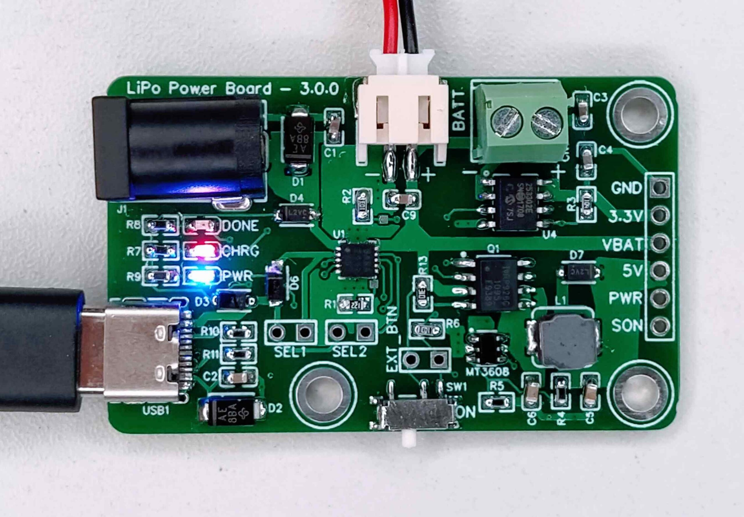 bo mạch pin sạc dự phòng Lipo